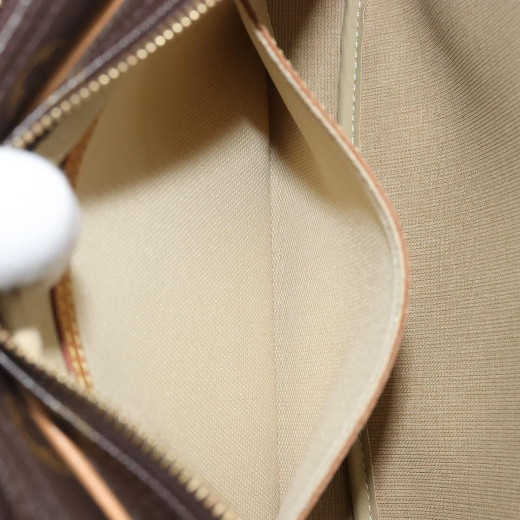 Louis Vuitton Reporter Bag Monogram Canvas Brown Canvas Shoulder Bag Bag (Pre-Owned)