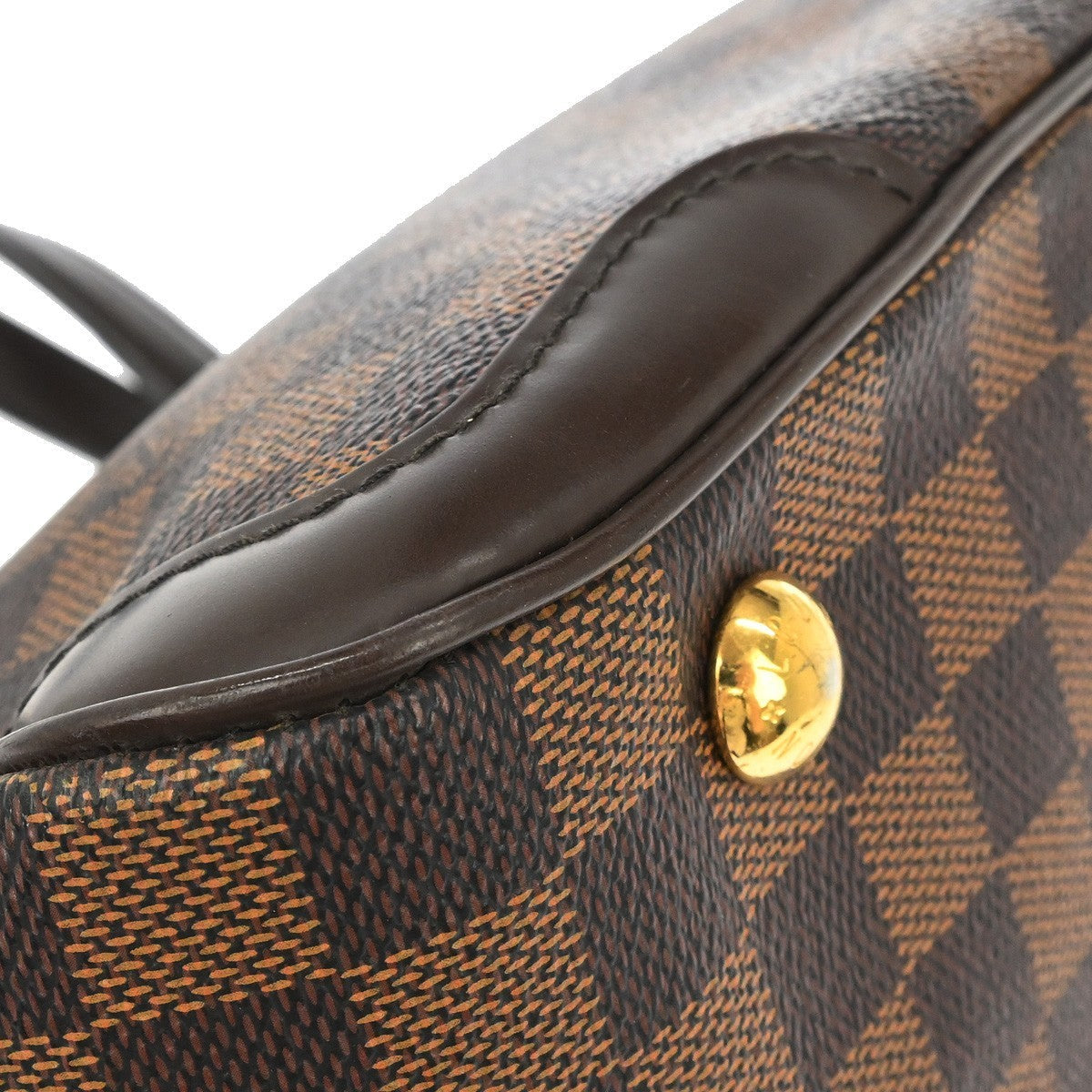 Louis Vuitton Verona Handbag Damier Brown Canvas Handbag (Pre-Owned)