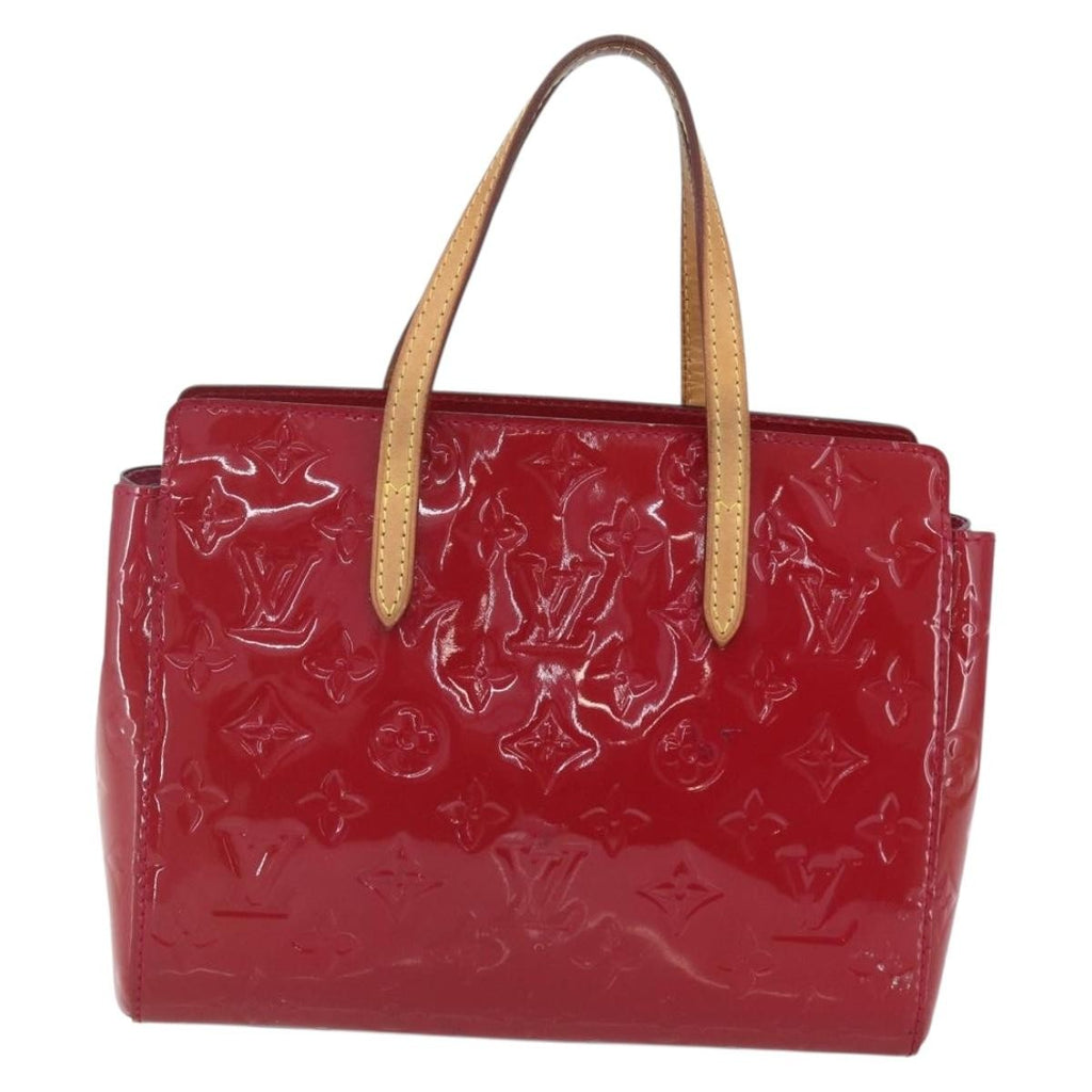 Louis Vuitton Catalina Handbag Monogram Vernis Pink Patent_Leather Handbag (Pre-Owned)