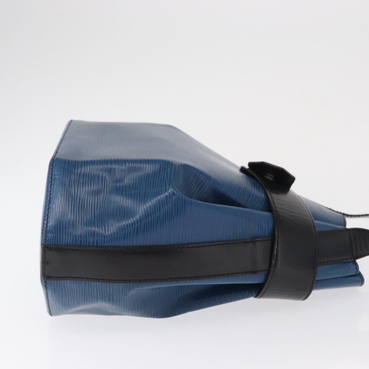 Louis Vuitton Vintage Sac D'epaule Handbag Epi Leather Blue Leather Shoulder Bag Bag (Pre-Owned)