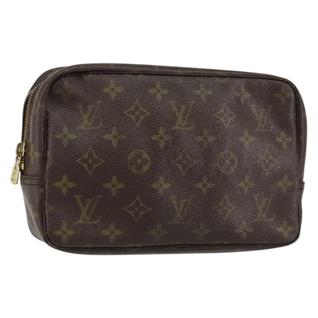 Louis Vuitton Trousse Toiletry Pouch Monogram Canvas Brown Canvas Toiletry Case Accessory (Pre-Owned)