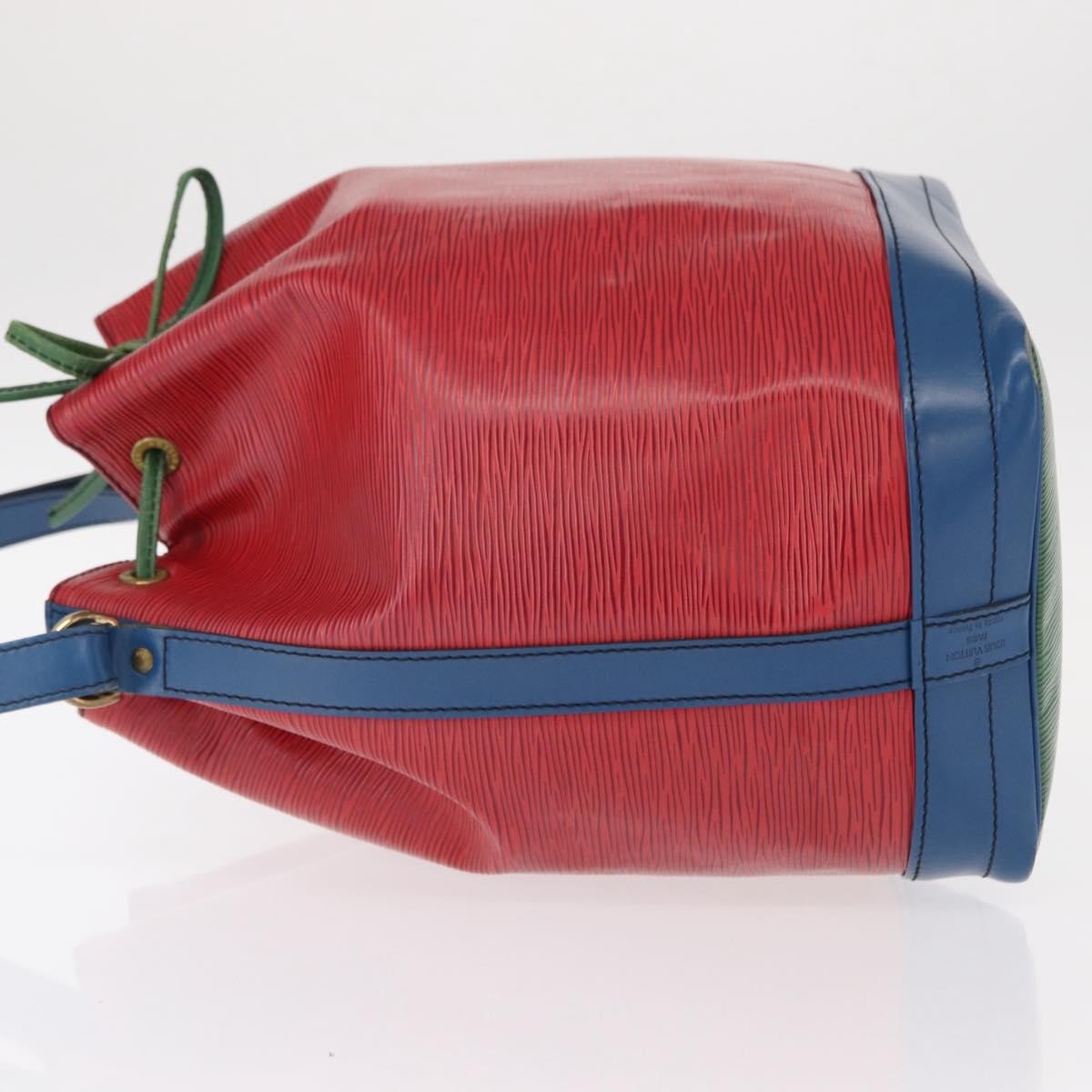 Louis Vuitton Tricolor Noe Handbag Epi Leather Red Leather Shoulder Bag Bag (Pre-Owned)