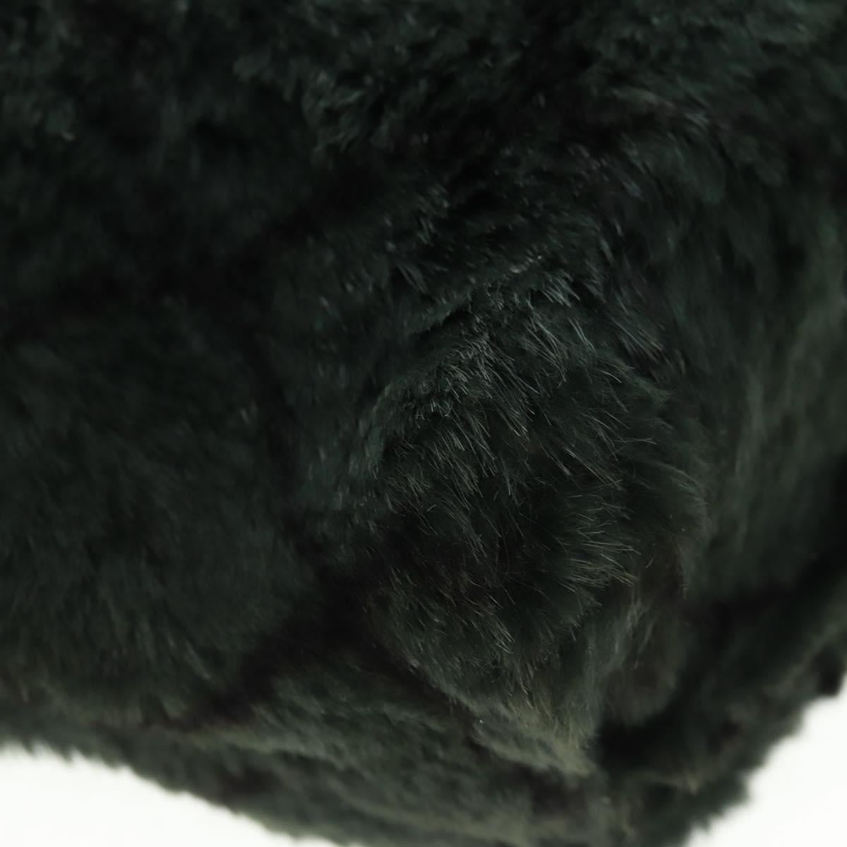 Chanel Chain Tote Lapin Fur Green Fur Tote Bag Bag (Pre-Owned)