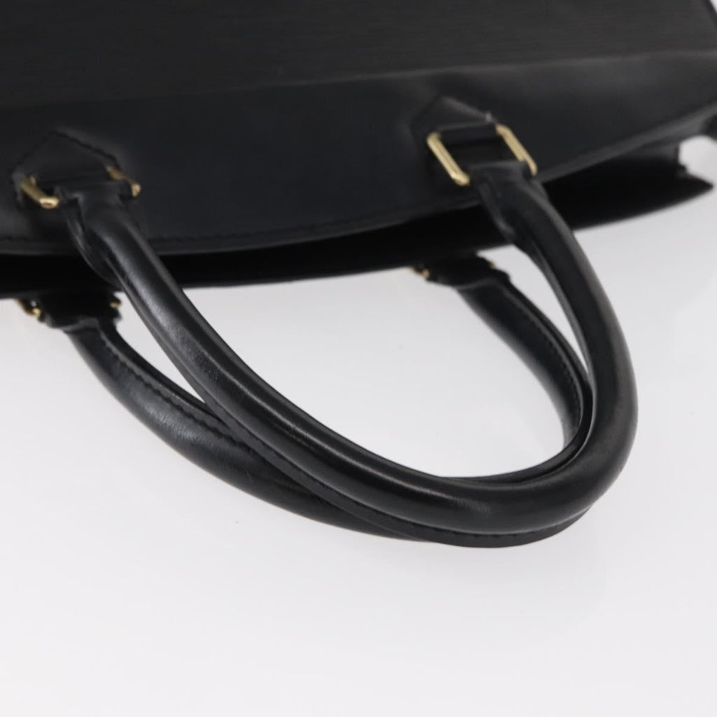 Louis Vuitton Riviera Handbag Epi Leather Black Leather Handbag (Pre-Owned)