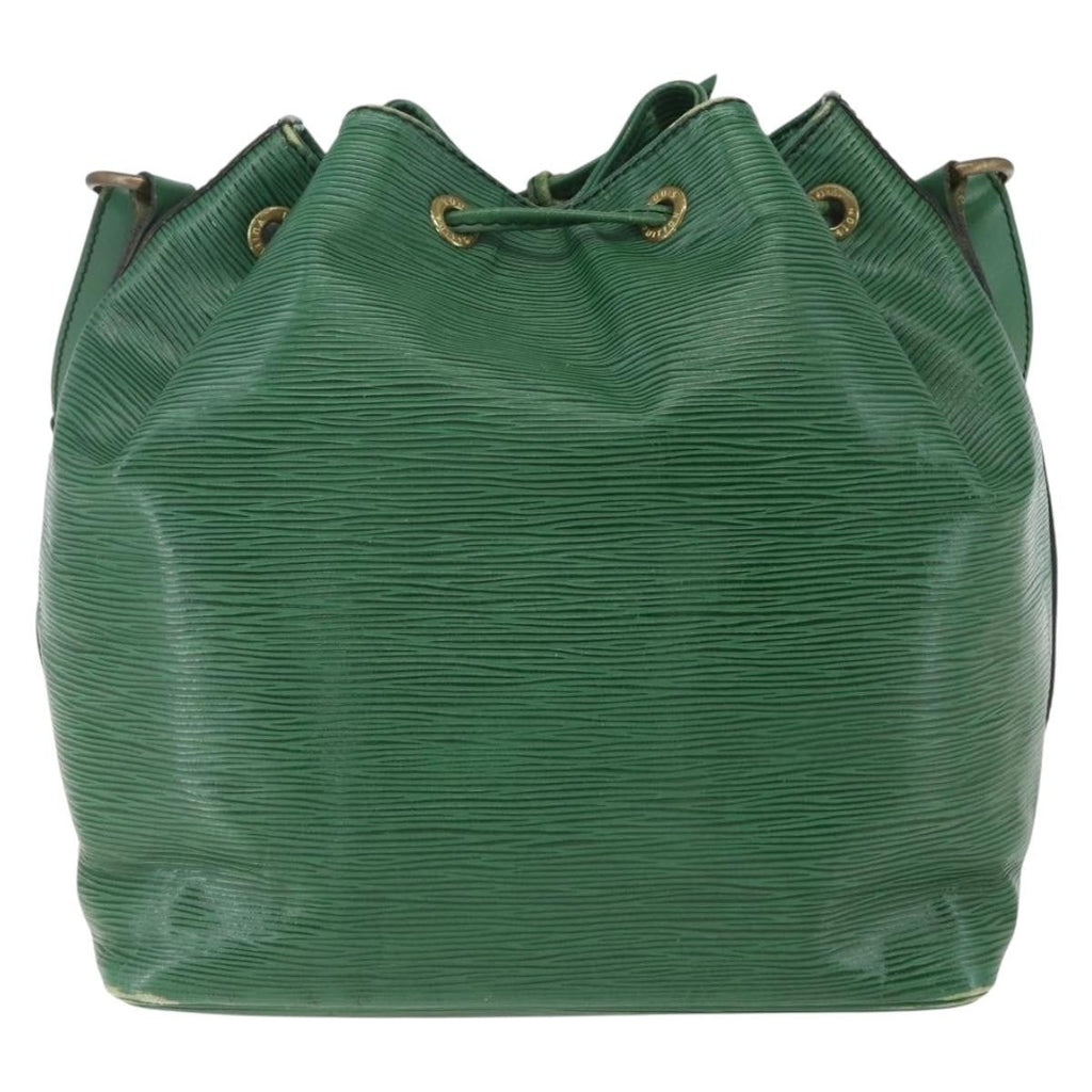 Louis Vuitton Petit Noe Handbag Epi Leather Green Leather Shoulder Bag Bag (Pre-Owned)