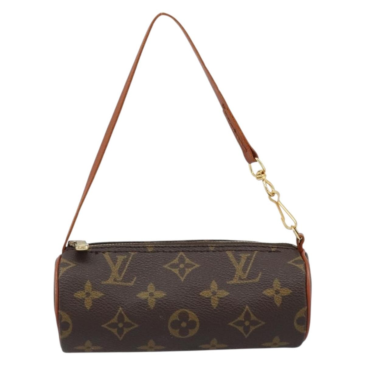 Louis Vuitton Papillon Pochette Monogram Canvas Brown Canvas Clutche & Pouche Bag (Pre-Owned)