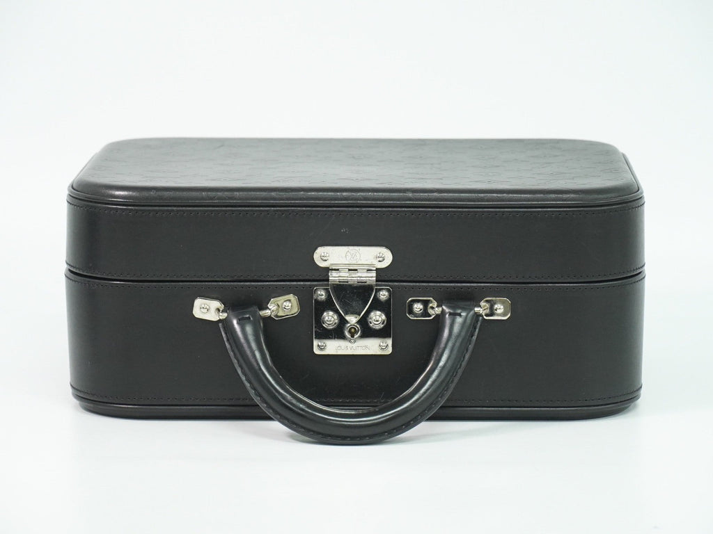 Louis Vuitton Valisette Handbag Monogram Glace Leather Black Patent_Leather Handbag (Pre-Owned)