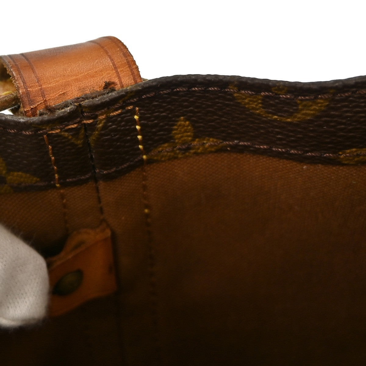 Louis Vuitton Randonnee Backpack Monogram Canvas Brown Canvas Shoulder Bag Bag (Pre-Owned)