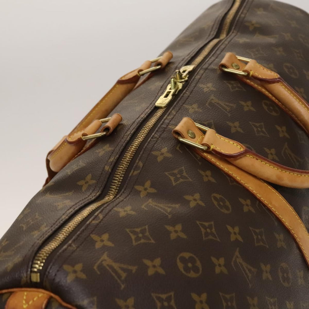 Louis Vuitton Keepall Bag Monogram Canvas Brown Canvas Travel Bag Bag (Pre-Owned)