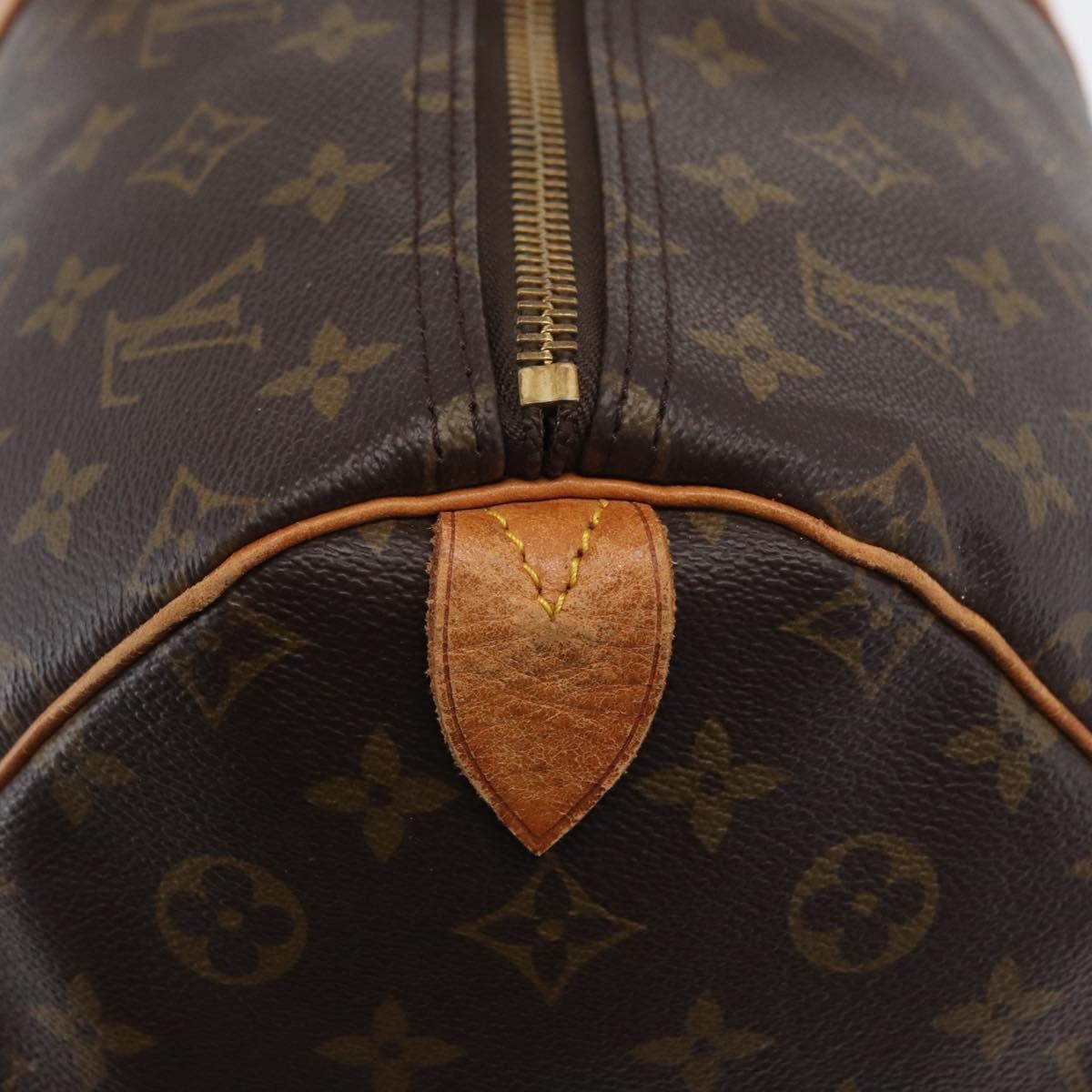 Louis Vuitton Keepall Bag Monogram Canvas Brown Canvas Travel Bag Bag (Pre-Owned)