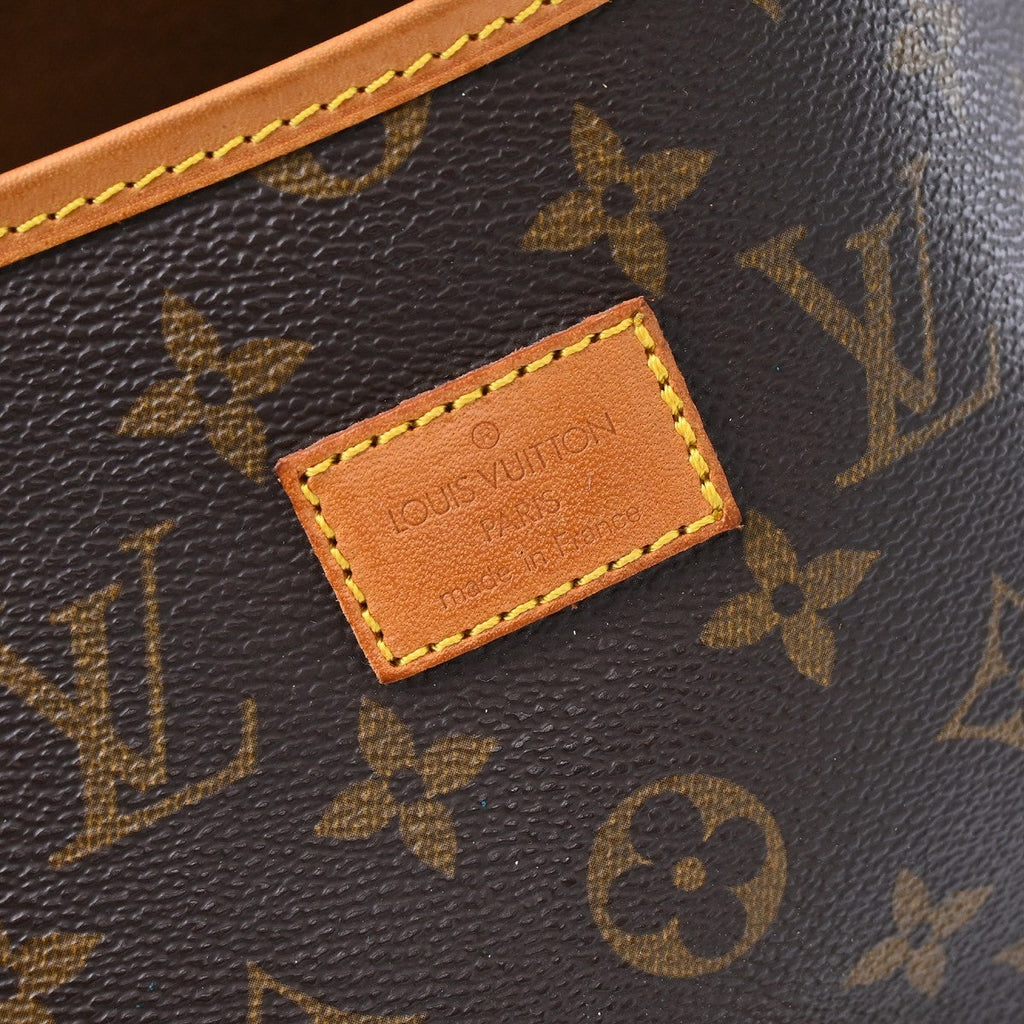Louis Vuitton Saumur Handbag Monogram Canvas Brown Canvas Shoulder Bag Bag (Pre-Owned)