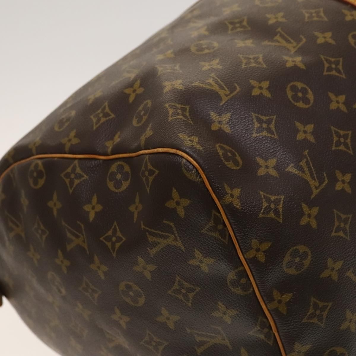 Louis Vuitton Keepall Bag Monogram Canvas Brown Canvas Travel Bag Bag (Pre-Owned)