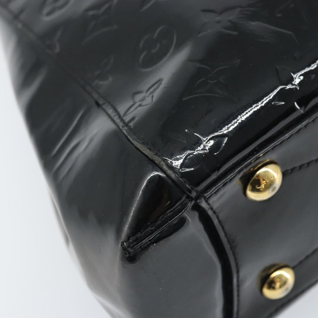 Louis Vuitton Montaigne Handbag Monogram Vernis Black Patent_Leather Handbag (Pre-Owned)