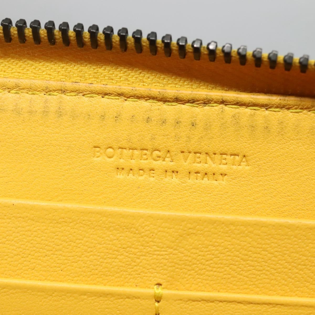 Bottega Veneta Intrecciato Long Zip  Wallet Leather Beige Leather Wallets Accessory (Pre-Owned)