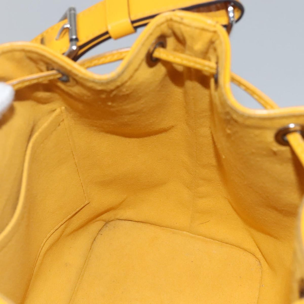 Louis Vuitton Petit Noe Nm Handbag Epi Leather Yellow Leather Shoulder Bag Bag (Pre-Owned)