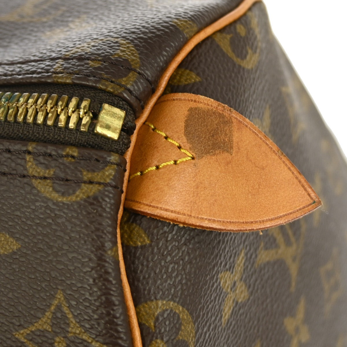 Louis Vuitton Keepall Bag Monogram Canvas Brown Canvas Travel Bag Bag (Pre-Owned)