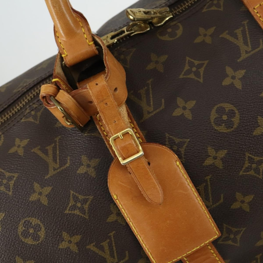 Louis Vuitton Keepall Bag Monogram Canvas Brown Canvas Travel Bag Bag (Pre-Owned)