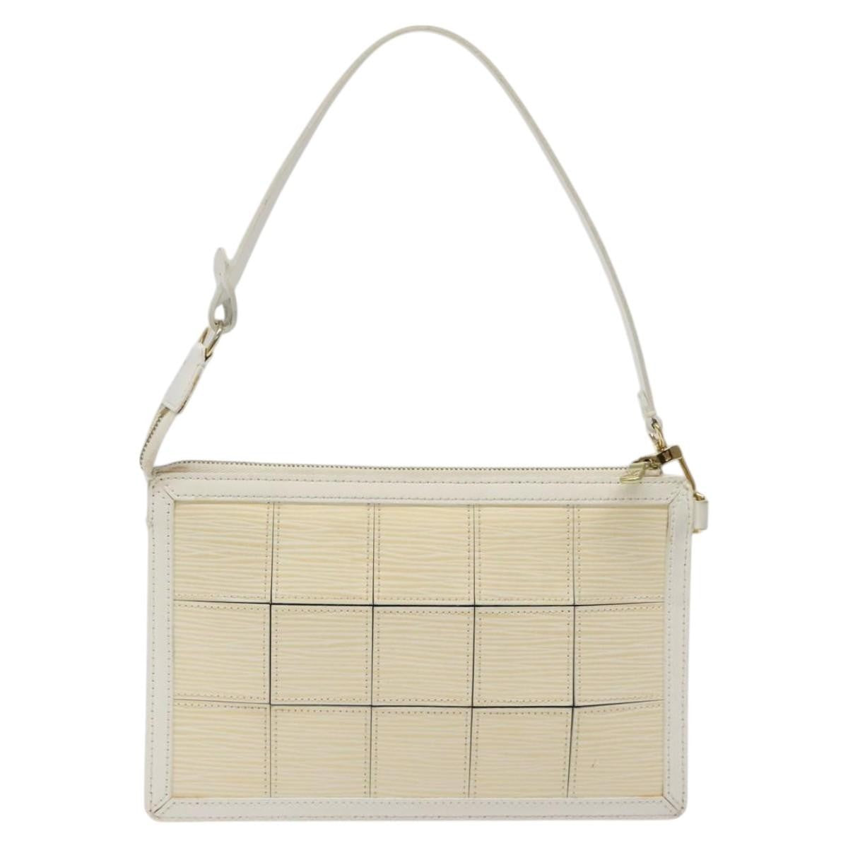 Louis Vuitton Delmonico Pochette Stretch Epi Leather Beige Leather Clutche & Pouche Bag (Pre-Owned)