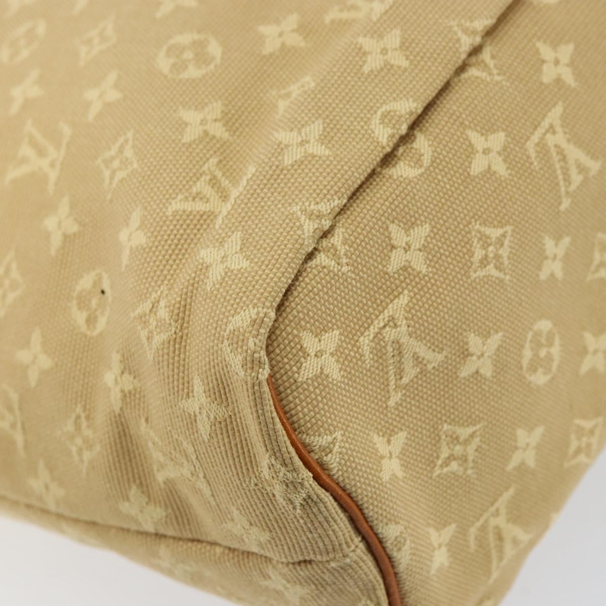 Louis Vuitton Lucille Handbag Mini Lin Beige Canvas Tote Bag Bag (Pre-Owned)