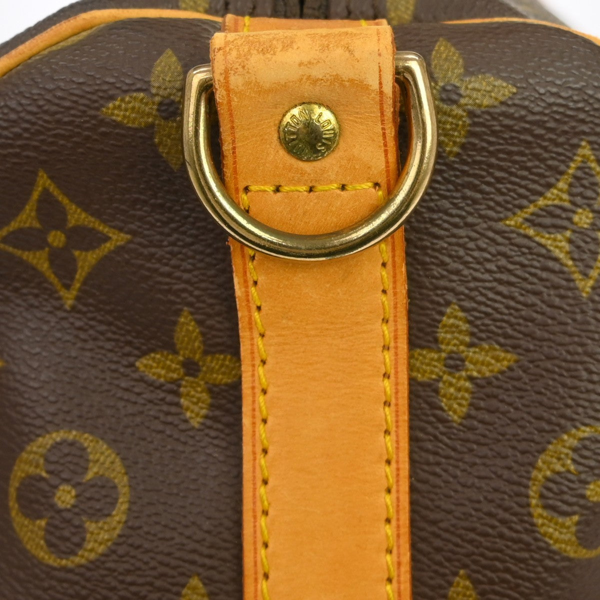Louis Vuitton Keepall Bandouliere Bag Monogram Canvas Brown Canvas Travel Bag Bag (Pre-Owned)