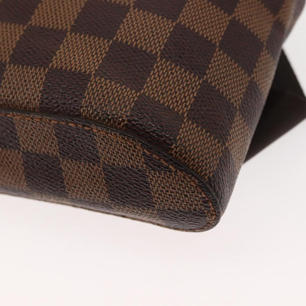 Louis Vuitton Geronimos Waist Bag Damier Brown Canvas Shoulder Bag Bag (Pre-Owned)