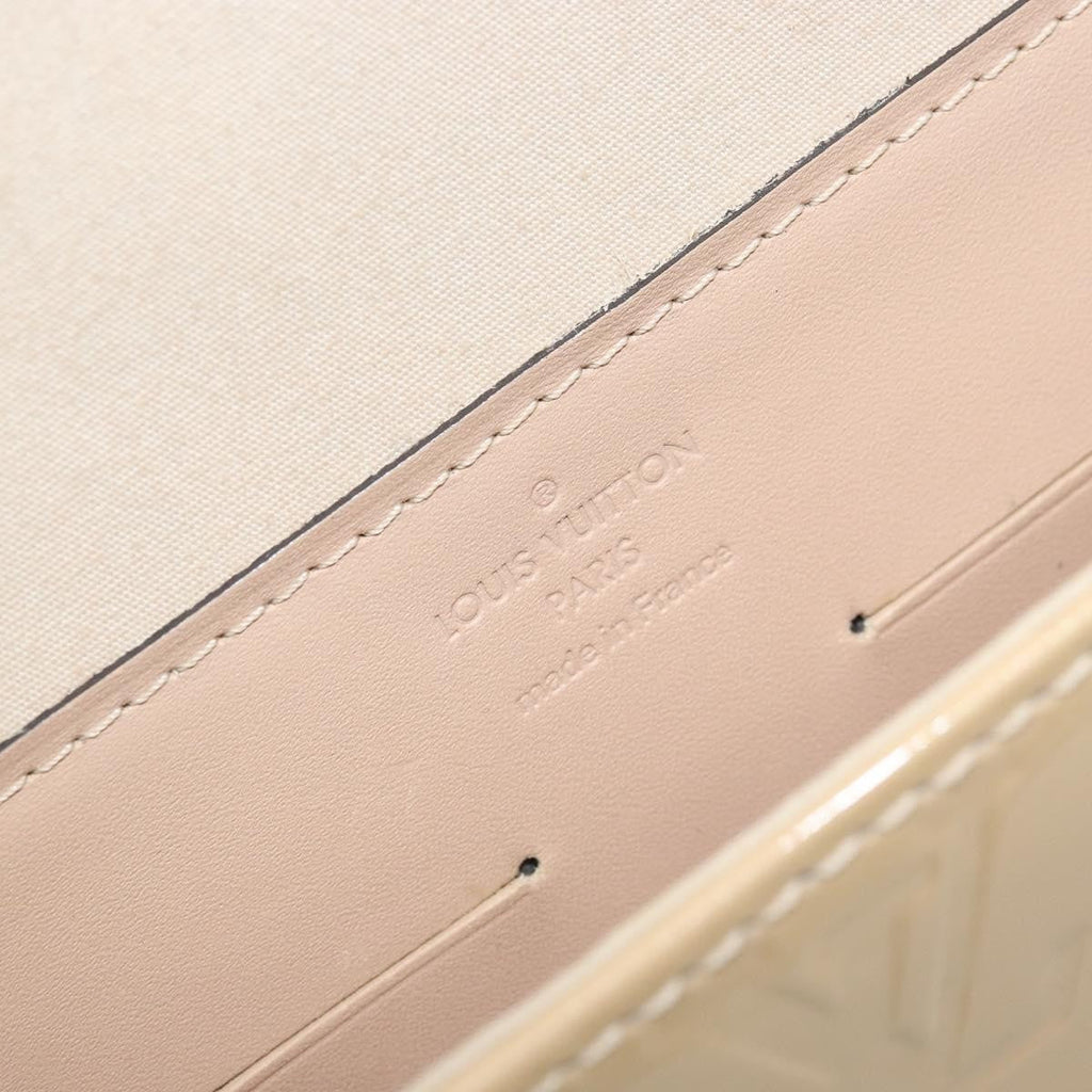 Louis Vuitton Ana Bag Monogram Vernis Yellow Patent_Leather Clutche & Pouche Bag (Pre-Owned)