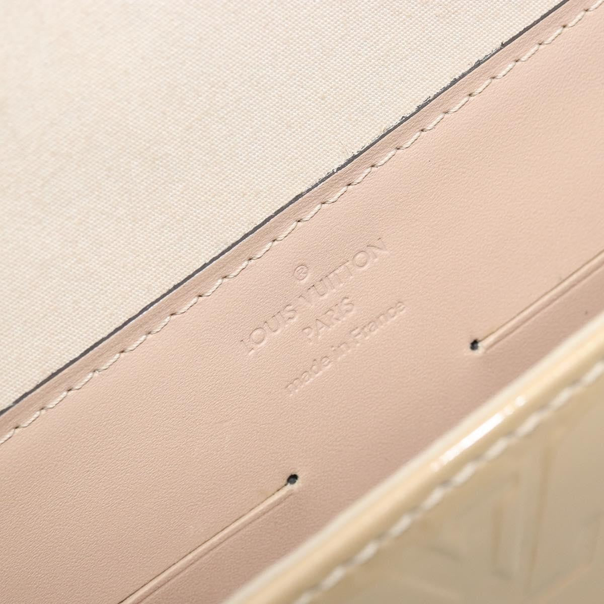 Louis Vuitton Ana Bag Monogram Vernis Yellow Patent_Leather Clutche & Pouche Bag (Pre-Owned)