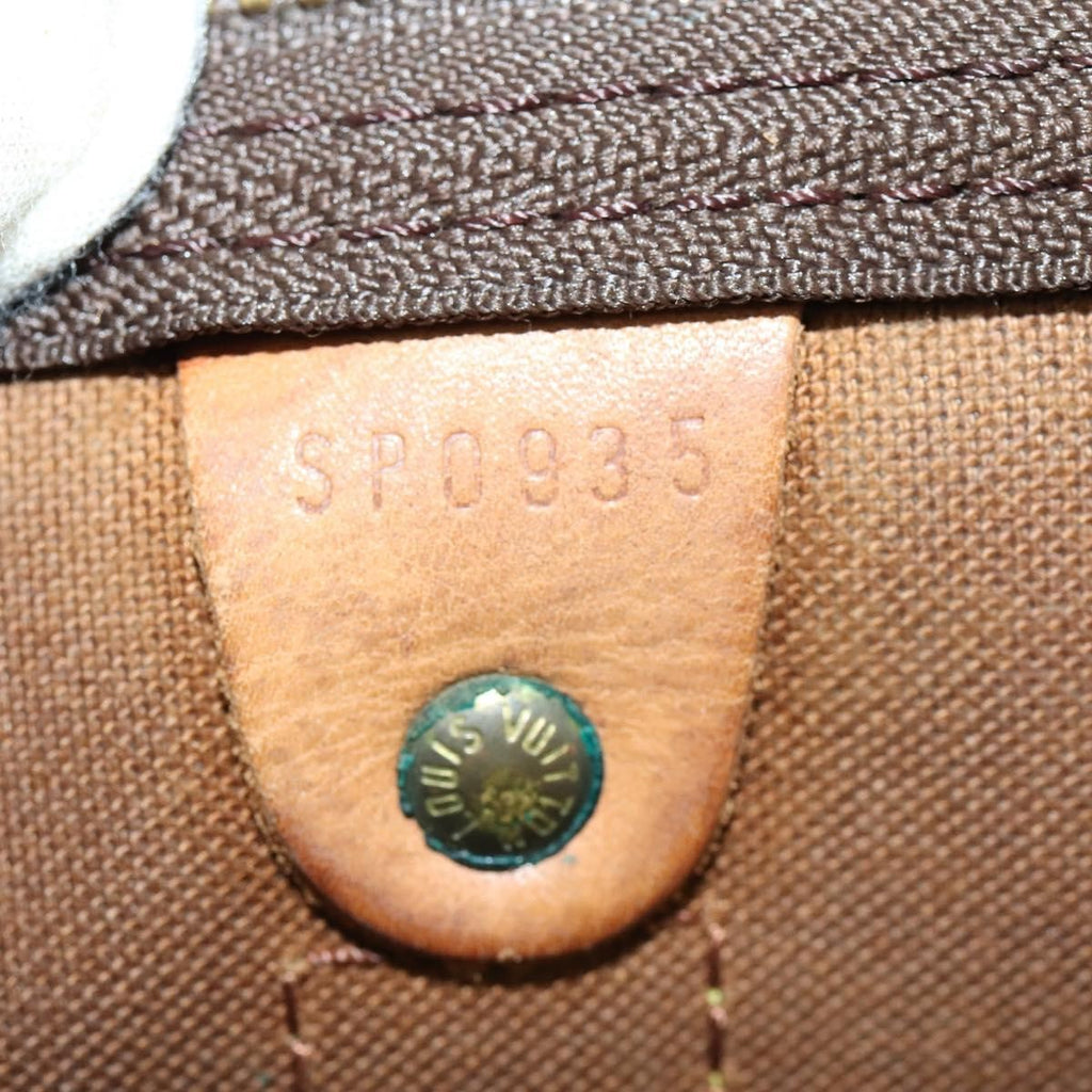 Louis Vuitton Keepall Bag Monogram Canvas Brown Canvas Travel Bag Bag (Pre-Owned)
