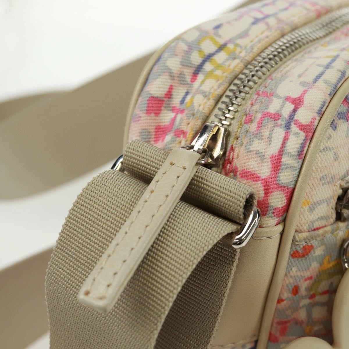 Chanel Vintage Clover Camera Bag Printed Canvas Multicolour Canvas Shoulder Bag Bag (Pre-Owned)