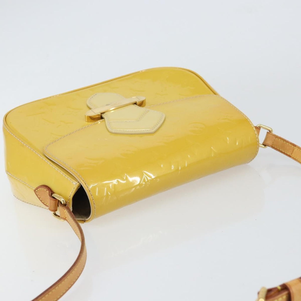 Louis Vuitton Bellflower Handbag Monogram Vernis Brown Patent_Leather Shoulder Bag Bag (Pre-Owned)