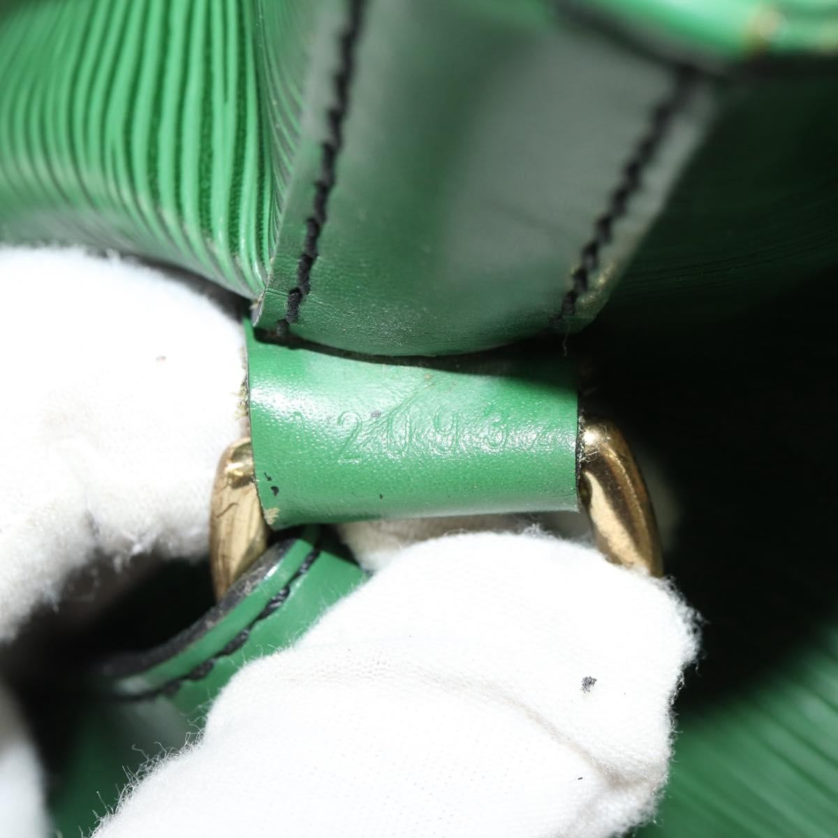 Louis Vuitton Petit Noe Handbag Epi Leather Green Leather Shoulder Bag Bag (Pre-Owned)