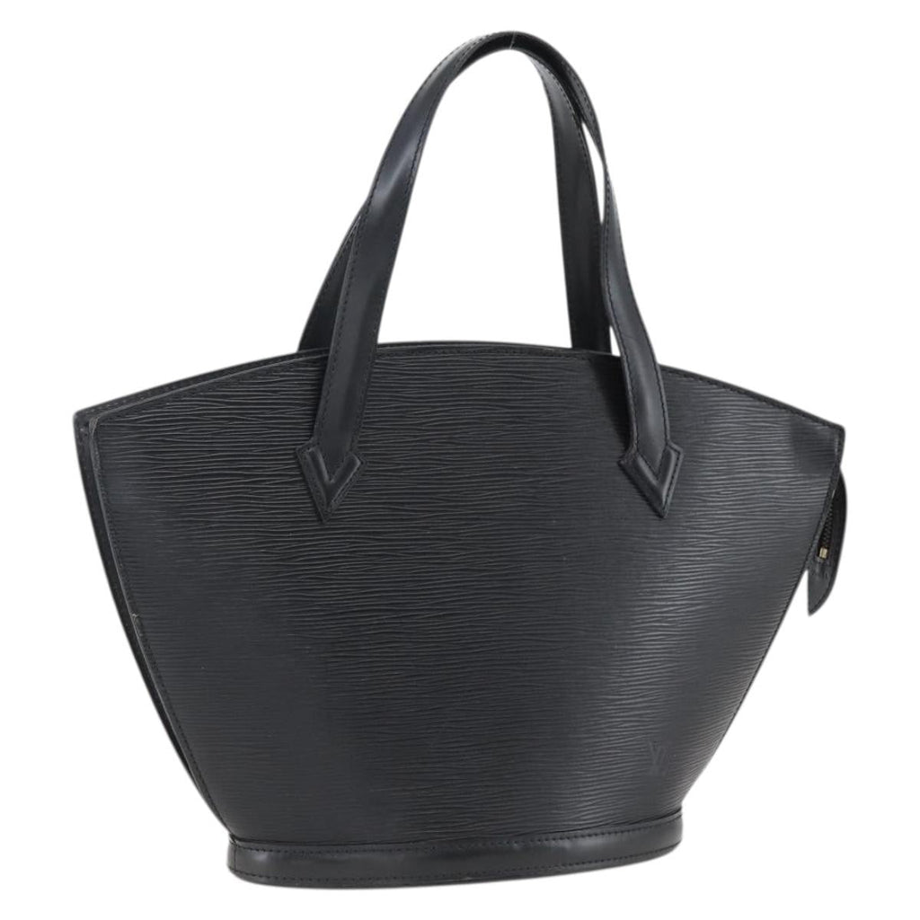 Louis Vuitton Saint Jacques Handbag Epi Leather Black Leather Handbag (Pre-Owned)