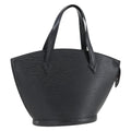 Louis Vuitton Saint Jacques Handbag Epi Leather Black Leather Handbag (Pre-Owned)