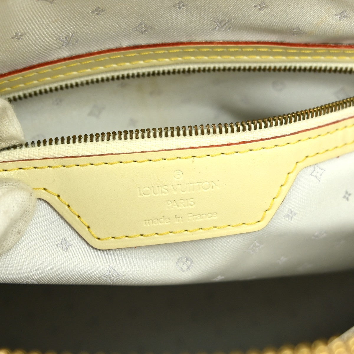 Louis Vuitton Suhali Lockit Handbag Leather Beige Leather Tote Bag Bag (Pre-Owned)