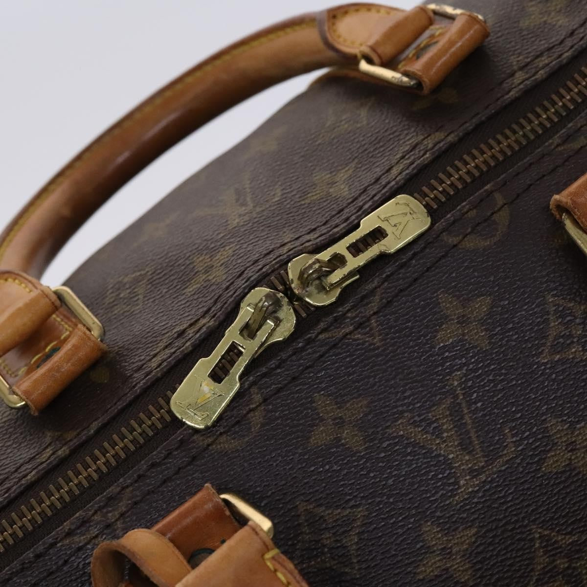 Louis Vuitton Keepall Bag Monogram Canvas Brown Canvas Travel Bag Bag (Pre-Owned)