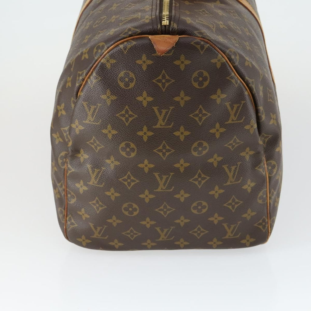 Louis Vuitton Keepall Bag Monogram Canvas Brown Canvas Travel Bag Bag (Pre-Owned)
