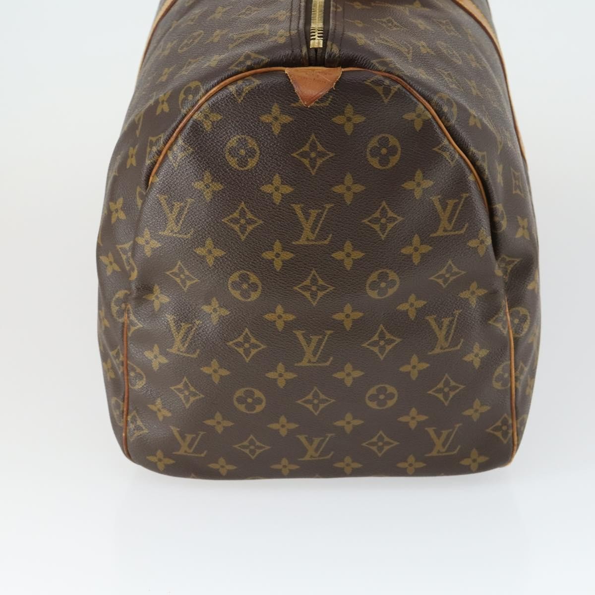 Louis Vuitton Keepall Bag Monogram Canvas Brown Canvas Travel Bag Bag (Pre-Owned)