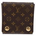 Louis Vuitton Case Jewelry Box Canvas Brown Canvas Wallets Accessory (Pre-Owned)