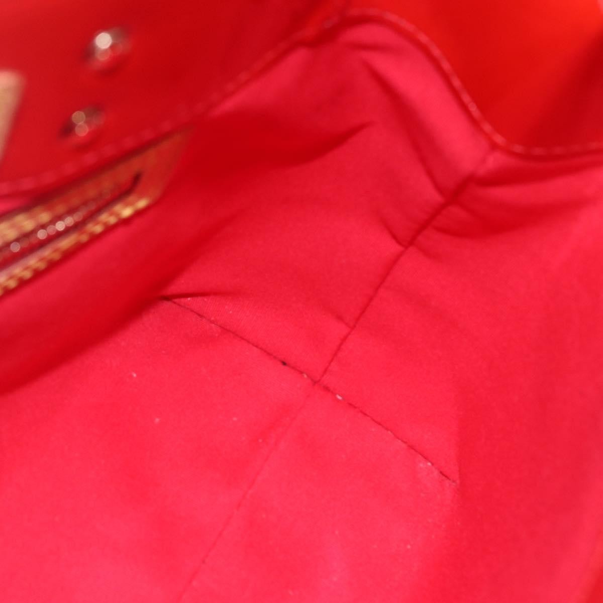 Louis Vuitton Reade Handbag Monogram Vernis Red Patent_Leather Handbag (Pre-Owned)