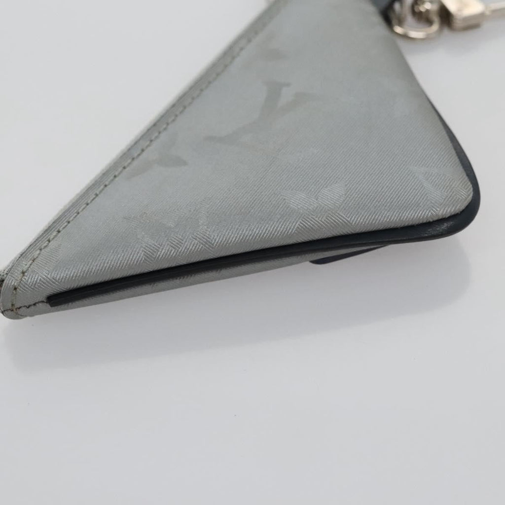 Louis Vuitton Porte Cles Satellite Canvas Silver Canvas Charms And Keychains Accessory (Pre-Owned)