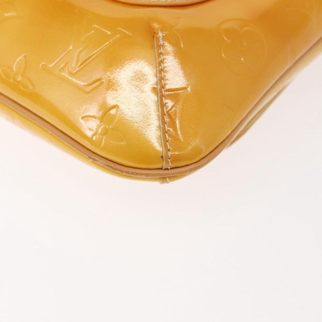 Louis Vuitton Thompson Street Handbag Monogram Vernis Yellow Patent_Leather Shoulder Bag Bag (Pre-Owned)