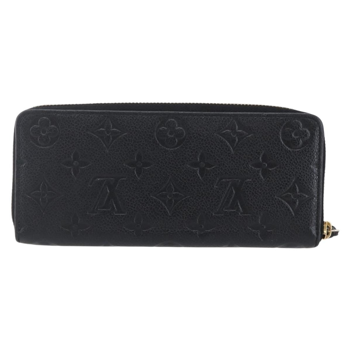 Louis Vuitton Portefeuille Zippy Monogramme Empreinte Monogramme Empreinte Black Leather Wallets Accessory (Pre-Owned)