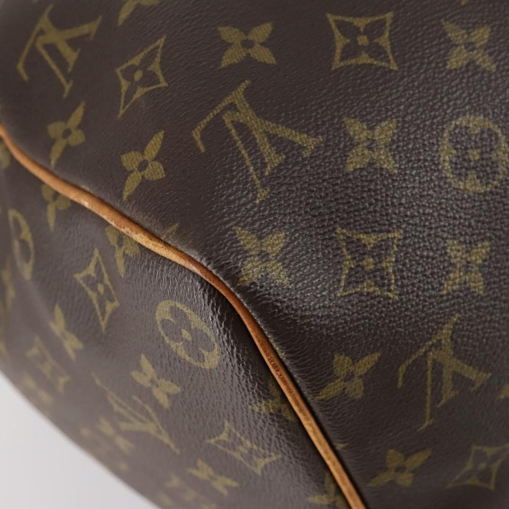 Louis Vuitton Keepall Bag Monogram Canvas Brown Canvas Travel Bag Bag (Pre-Owned)