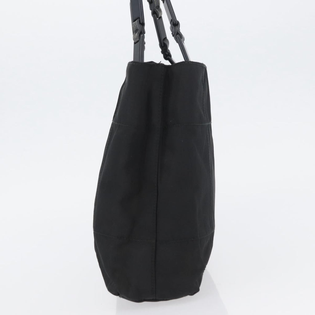 Prada Vintage Tote Nylon Black Nylon Tote Bag Bag (Pre-Owned)