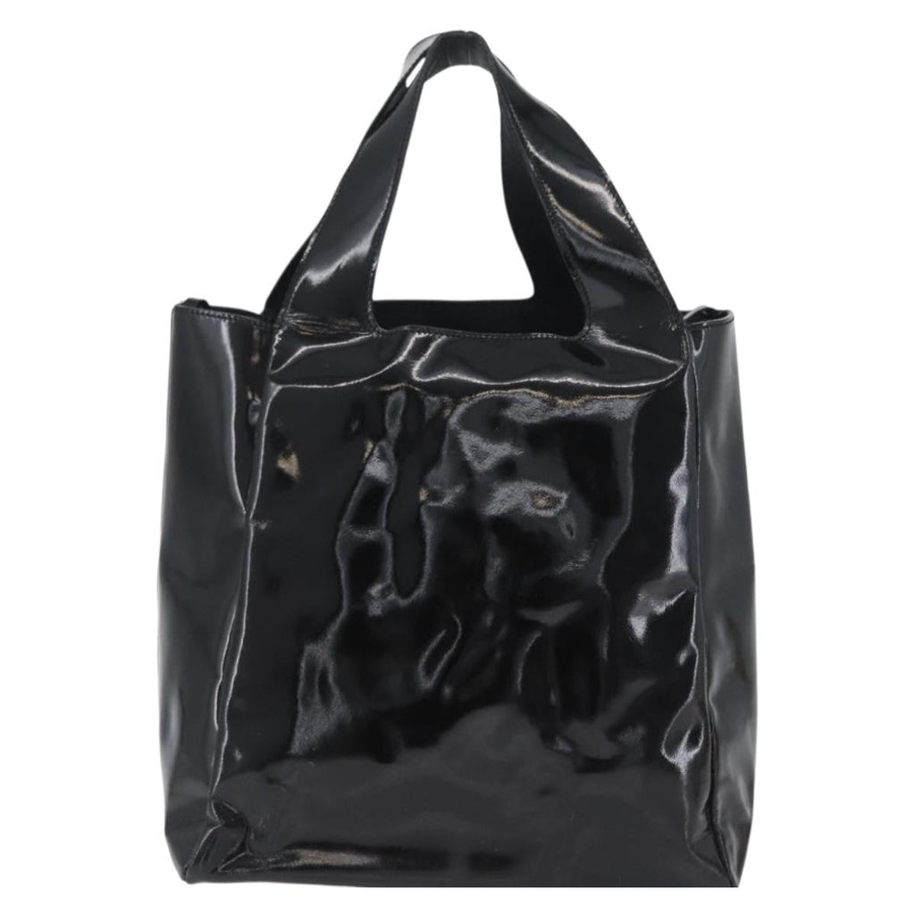 Prada Vintage Handbag Patent Leather Black Patent_Leather Handbag (Pre-Owned)