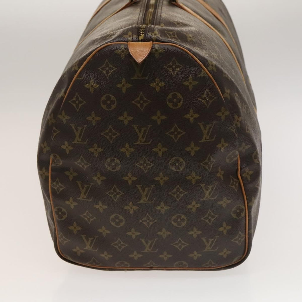 Louis Vuitton Keepall Bag Monogram Canvas Brown Canvas Travel Bag Bag (Pre-Owned)