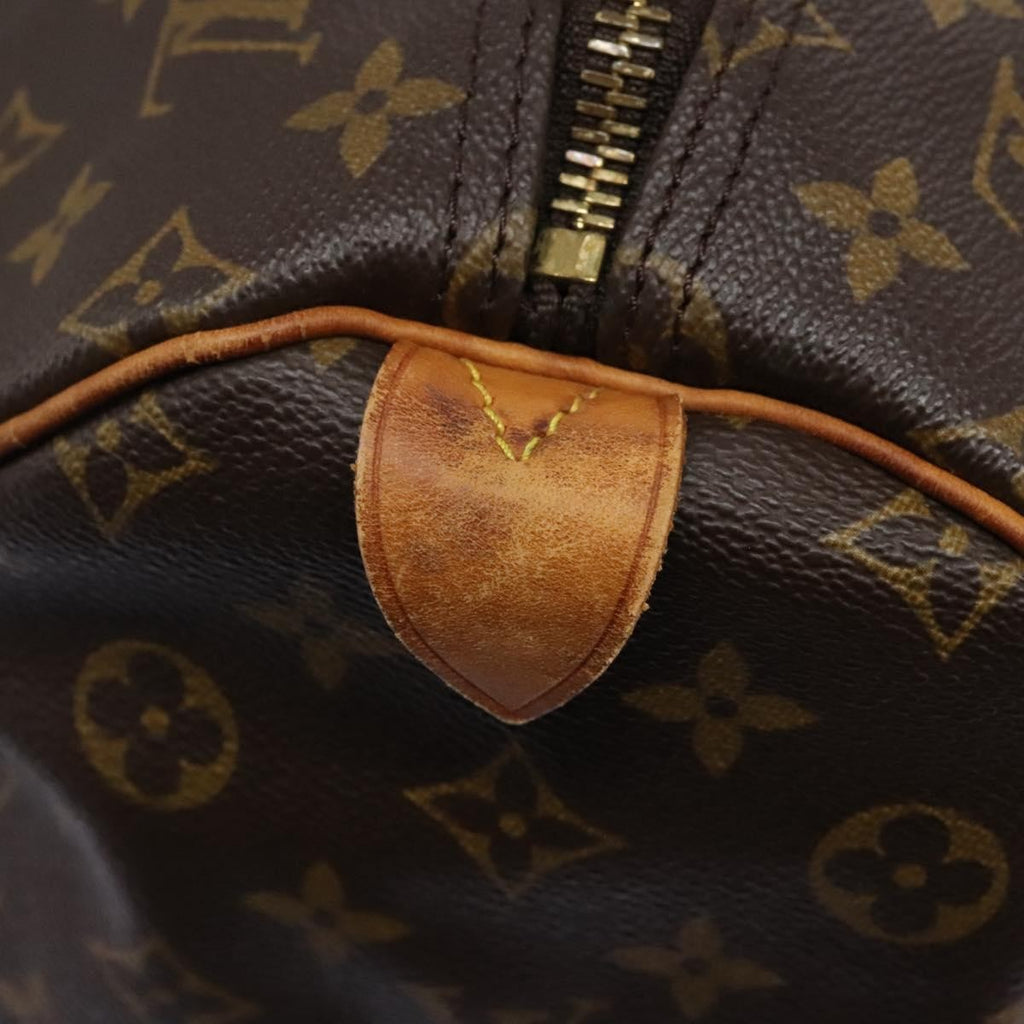 Louis Vuitton Keepall Bag Monogram Canvas Brown Canvas Travel Bag Bag (Pre-Owned)