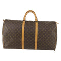 Louis Vuitton Keepall Bag Monogram Canvas Brown Canvas Travel Bag Bag (Pre-Owned)