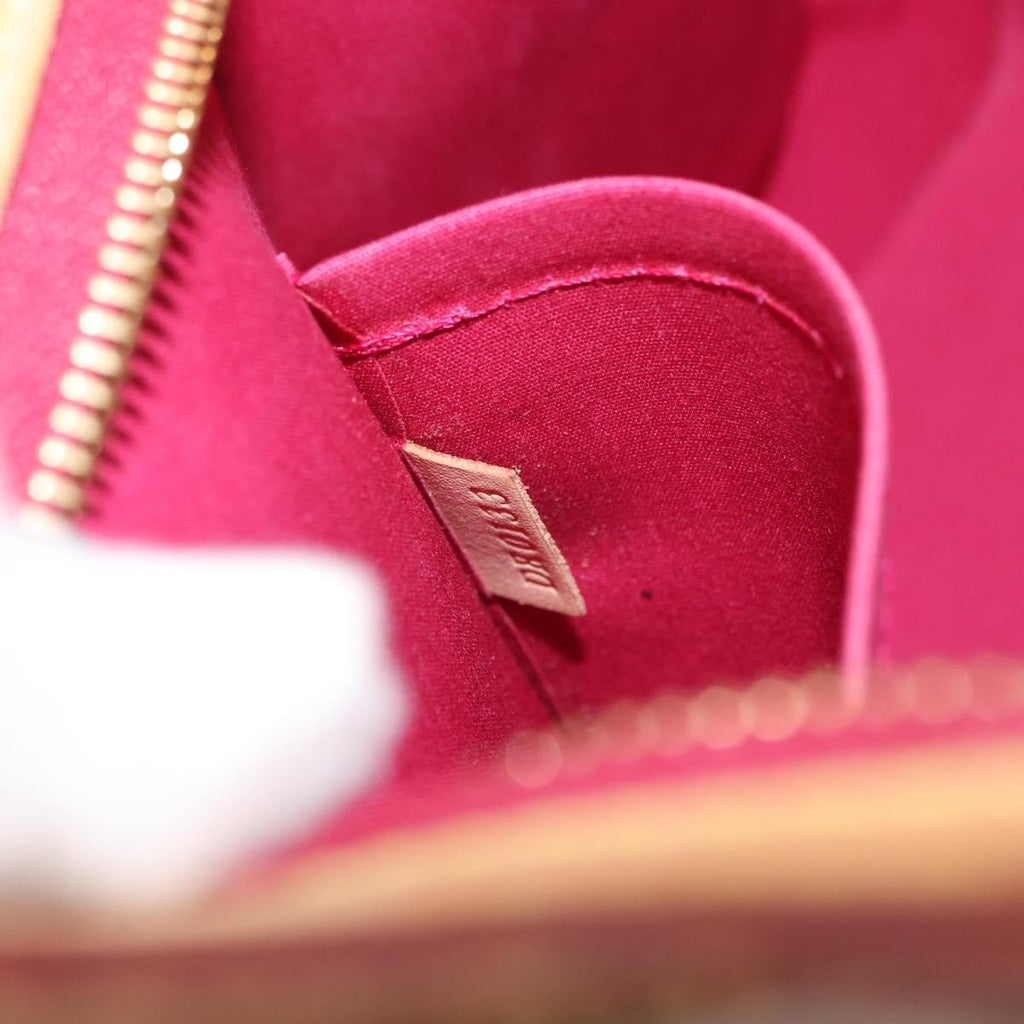 Louis Vuitton Blair Monogram Vernis Pink Patent_Leather Handbag (Pre-Owned)