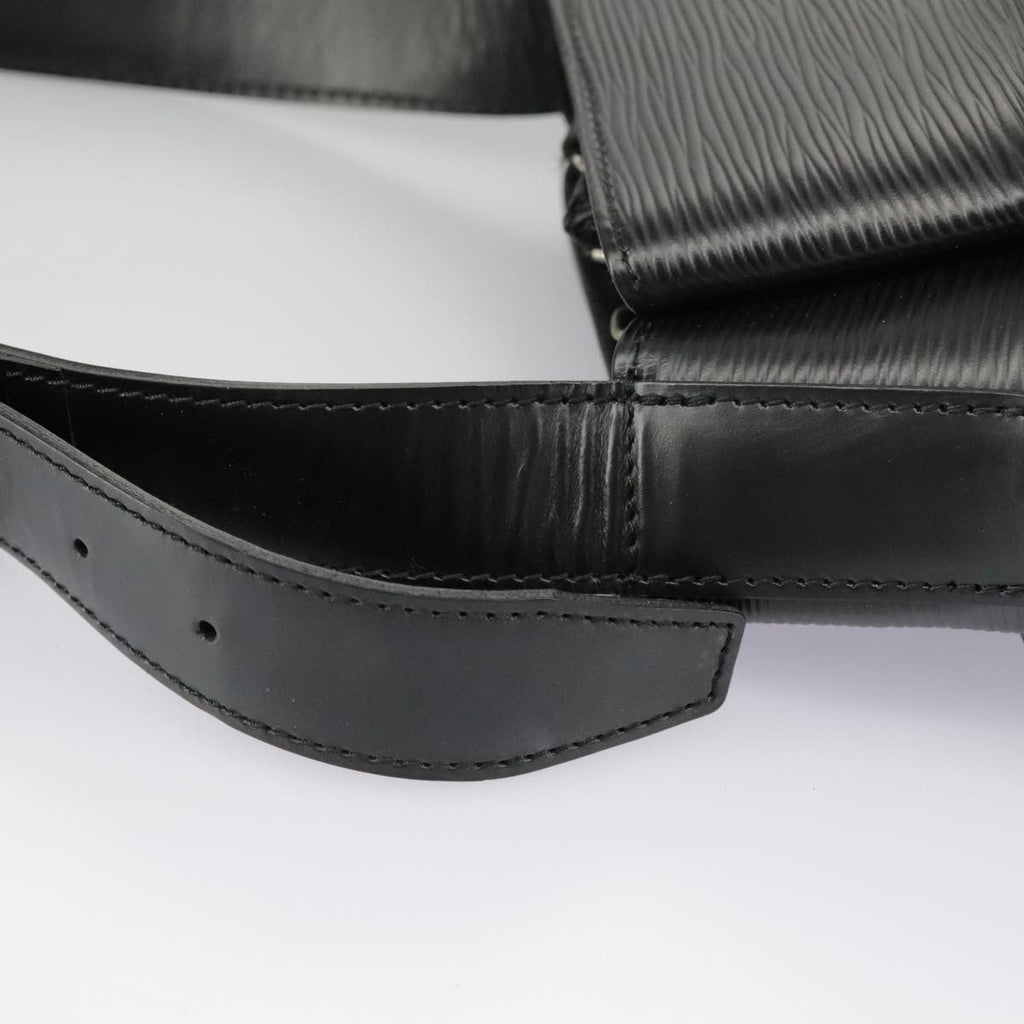 Louis Vuitton Vintage Sac D'epaule Handbag Epi Leather Black Leather Shoulder Bag Bag (Pre-Owned)